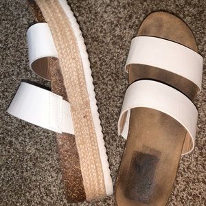 White Platform Sandals